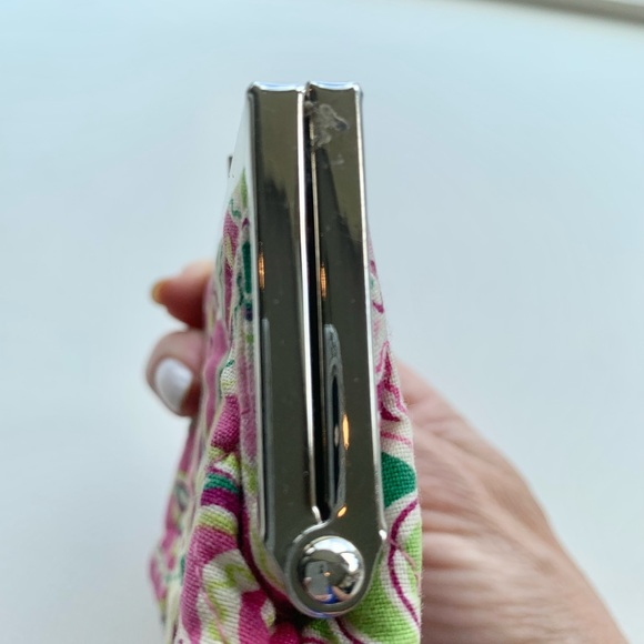 Vera Bradley Pinwheel Pink Coin Purse - Picture 5 of 11